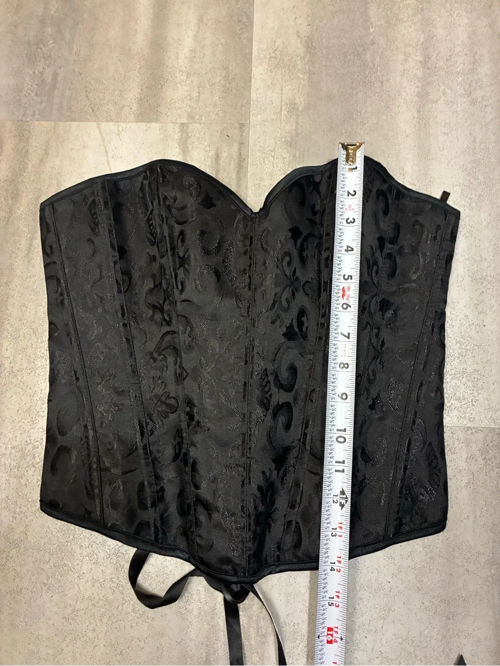 Strapless Black Corset size M